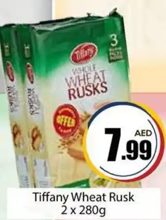Amber Tiffany Wheat Rusk 2 x 280g offer