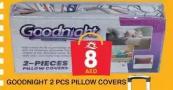 Grand Hyper Market GOODNIGHT 2 PCS PILLOW COVERS offer