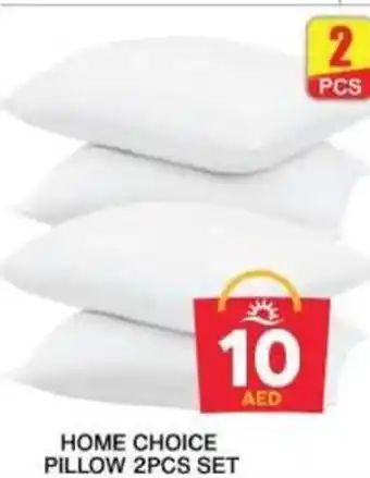 Grand Hyper Market HOME CHOICE PILLOW 2PCS SET offer