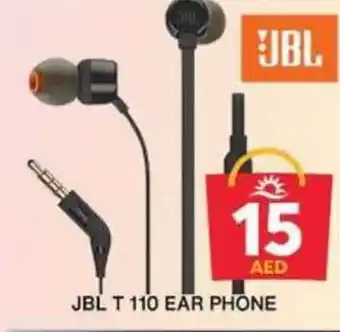 Grand Hyper Market JBL T 110 EAR PHONE offer