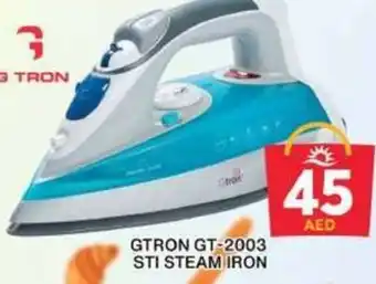Grand Hyper Market GTRON GT-2003 STI STEAM IRON offer