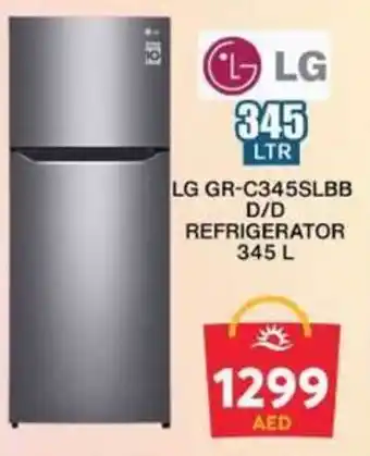Grand Hyper Market LG GR-C345SLBB D/D REFRIGERATOR 345 L offer