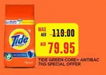Al Ain Co-op TIDE GREEN CORE ANTIBAC 7KG SPECIAL OFFER offer
