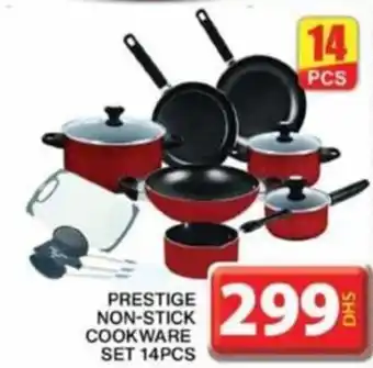 Grand Mall Sharjah PRESTIGE NONSTICK COOKWARE SET 14PCS offer