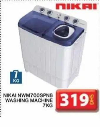 Grand Mall Sharjah NIKAI NWM700SPN8 WASHING MACHINE 7KG offer