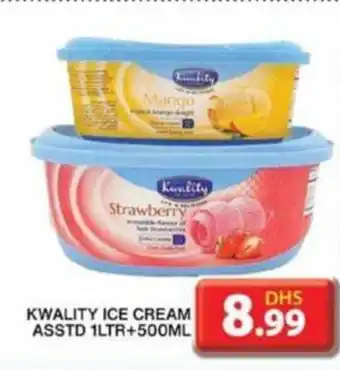 Grand Mall Sharjah KWALITY ICE CREAM ASSTD 1LTR+500ML offer