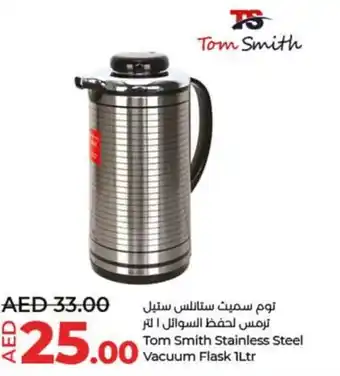 Lulu Hypermarket Tom Smith Stainless Steel Vacuum Flask 1Ltr offer