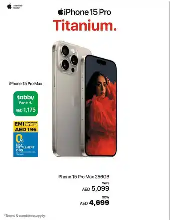Lulu Hypermarket iPhone 15 Pro Max 256GB offer