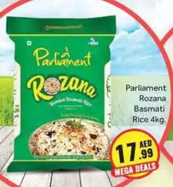 Bluemart Parliament Rozana Basmati Rice 4kg offer