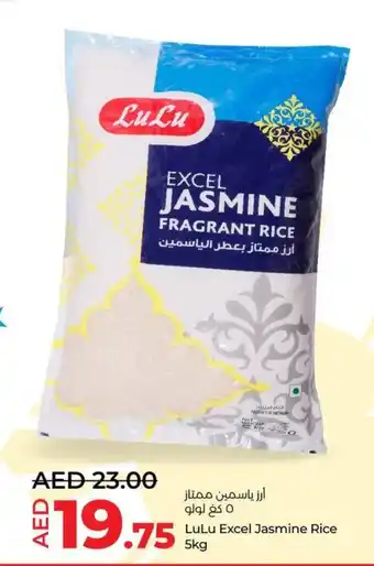 Lulu Hypermarket LuLu Excel Jasmine Rice 5kg offer