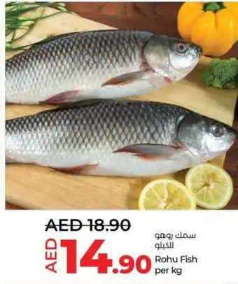 Lulu Hypermarket Rohu Fish per kg offer
