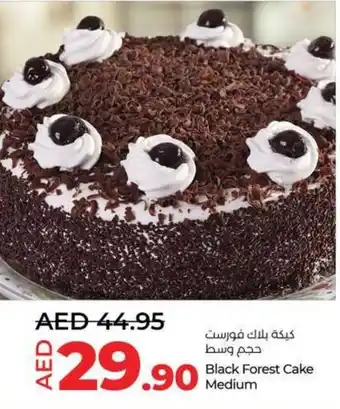 Lulu Hypermarket Black Forest Cake Medium offer