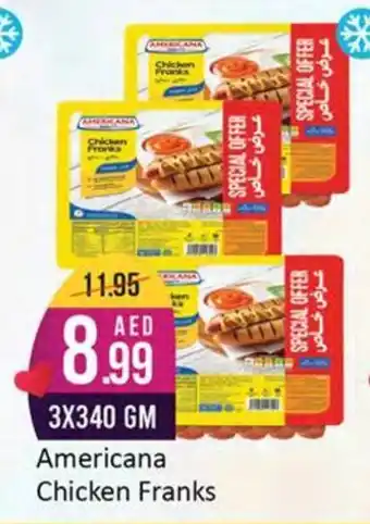 West Zone Supermarket Americana Chicken Franks 3 x 340Gm offer