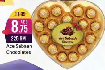 West Zone Supermarket Ace Sabaah Chocolates 225Gm offer