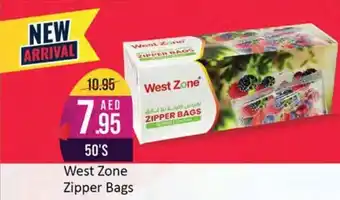 West Zone Supermarket West Zone Zipper Bags offer