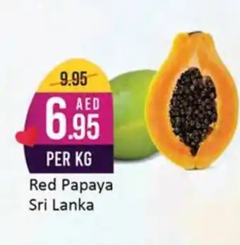 West Zone Supermarket Red Papaya Sri Lanka PER KG offer