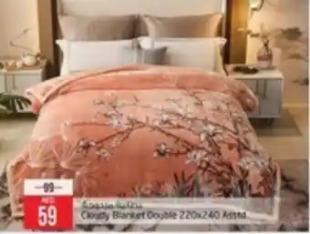 Safari Hypermarket Cloudy Blanket Double 220x240 Asstd offer