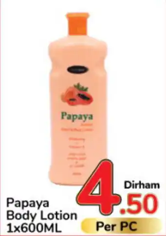 Day To Day Papaya Body Lotion 1x600ML offer