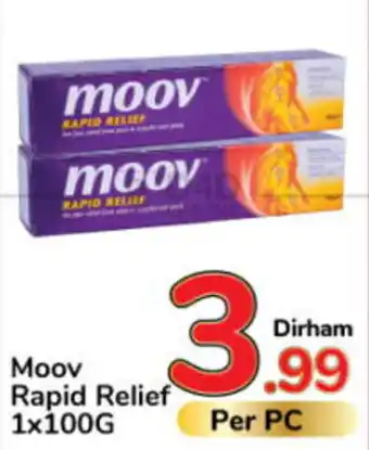 Day To Day Moov Rapid Relief 1x100G offer
