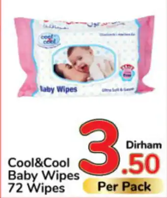 Day To Day Cool&Cool Baby Wipes 72 Wipes offer
