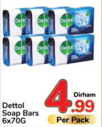 Day To Day Dettol Soap Bars 6x70G offer