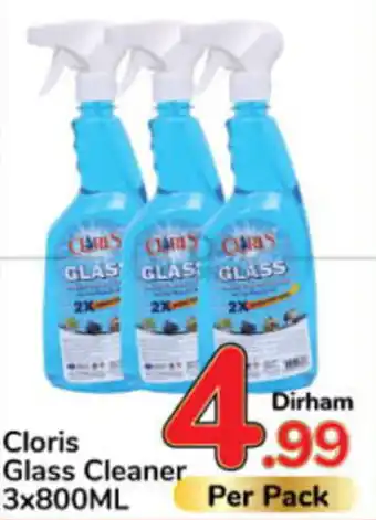 Day To Day Cloris Glass Cleaner 3x800ML offer