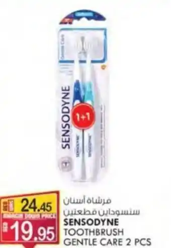 KM Trading SENSODYNE TOOTHBRUSH GENTLE CARE 2 PCS offer