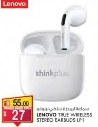 KM Trading LENOVO TRUE WIRELESS STEREO EARBUDS LP1 offer