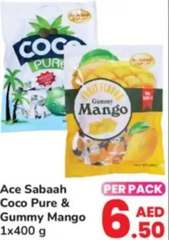 Day To Day Ace Sabaah Coco Pure & Gummy Mango 1x400 g offer