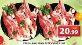 Grand Hyper Market FRESH PAKISTAN BEEF CHOPS offer