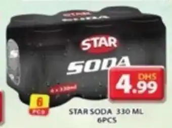 Grand Hyper Market STAR SODA 330ml 6PCS offer