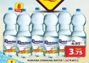 Grand Hyper Market ROMANA DRINKING WATER 1.5LTR 6PCS offer