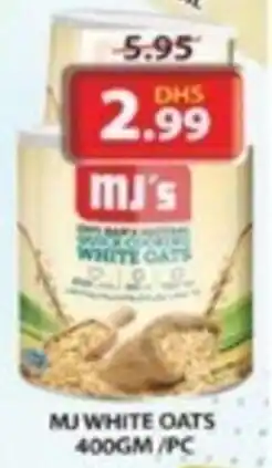 Grand Hyper Market MJ WHITE OATS 400GM offer