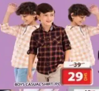 Grand Hyper Market BOYS CASUAL SHIRT PC offer