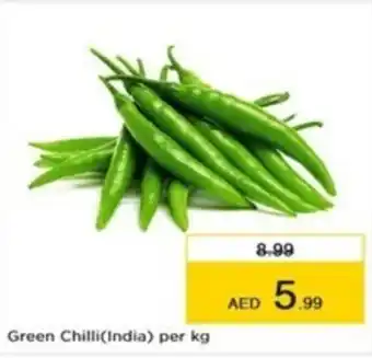 Nesto Green chilli india per kg offer