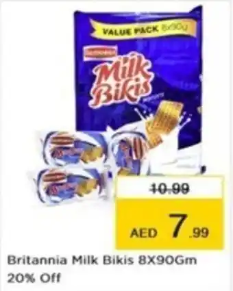 Nesto Britannia milk bikis 8x90gm offer