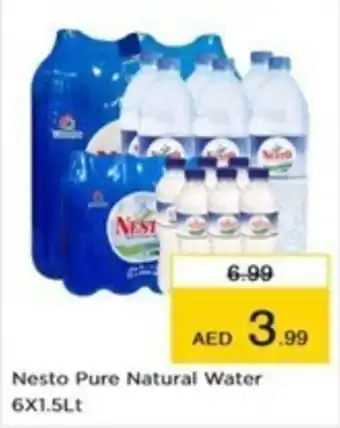 Nesto Nesto pure natural water 6x1.5lt offer