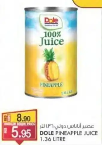 KM Trading DOLE PINEAPPLE JUICE 1.36 LITRE offer