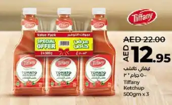 Lulu Hypermarket Tiffany Ketchup 500gm x 3 offer
