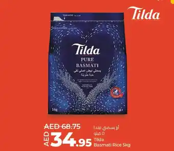Lulu Hypermarket Tilda Basmati Rice 5kg offer