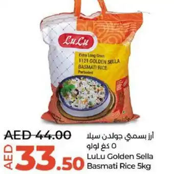 Lulu Hypermarket Golden Sella Basmati Rice 5kg offer