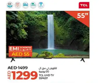 Lulu Hypermarket TCL UHD TV 55P637 offer