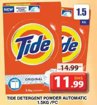 Grand Hyper Market TIDE DETERGENT POWDER AUTOMATIC 1.5KG offer