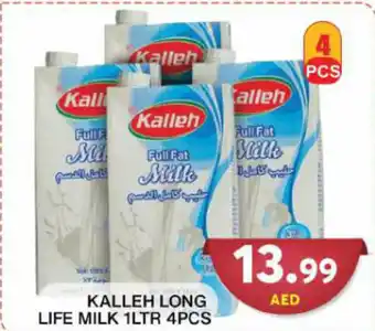 Grand Hyper Market KALLEH LONG LIFE MILK 1LTR 4PCS offer