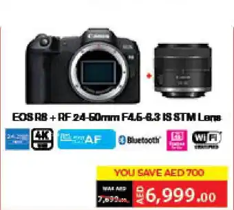 E City CANON EOS R8 + RF 24-60mm F4.6-8.3 IS STM Lens offer