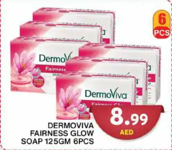 Grand Hyper Market DERMOVIVA FAIRNESS GLOW SOAP 125GM 6PCS offer