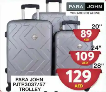 Grand Hyper Market PARA JOHN PJTR3037/57 TROLLEY 20 offer