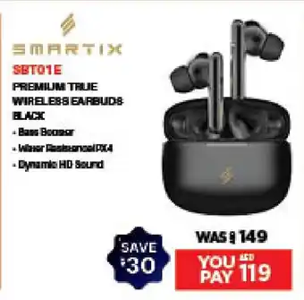 E City SMARTIX PREMIUM TRUE WIRELESS EARBUDS BLACK offer