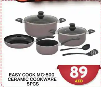 Grand Hyper Market EASY COOK MC-800 CERAMIC COOKWARE 8PCS offer