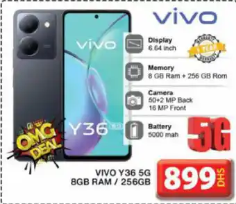Grand Hyper Market VIVO Y36 5G 8GB RAM/ 256GB offer